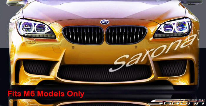 Custom BMW 6 Series  Coupe, Convertible & Sedan Front Bumper (2012 - 2019) - $850.00 (Part #BM-082-FB)